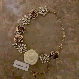 NWT Enamel Rose Necklace
